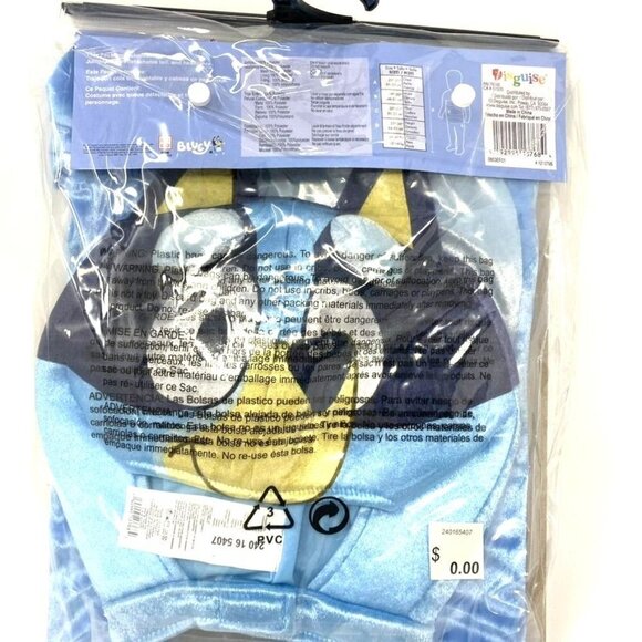Disguise Toddler Disney Bluey Halloween Costume Jumpsuit Szs 2T/ 3-4T/ 4-6X - Picture 4 of 10
